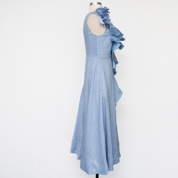 Aje. Adelia Ruffle Midi Dress. - Picture 5 of 15